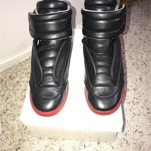 Maison Martin Margiela Black and Red Sneakers
